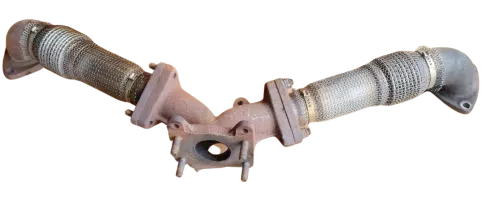 Audi A4 A6 Abgasrohr Rohrkrümmer BDG BDH + Kompensator