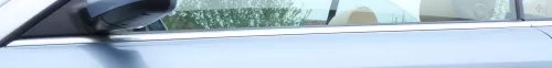 A4 8H Cabrio Leiste Zierleiste Tür vorne links chrom silber oben Fensterschachta