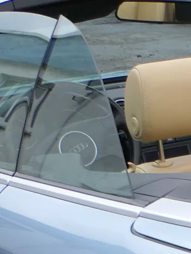 A4 8H Cabrio Leiste Zierleiste Tür hinten links chrom silber oben Fensterschacht