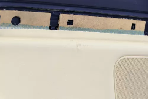 A4 8H Cabrio 8E B6 B7 1x Seitenverkleidung Verkleidung hinten links Leder gelb (168614)
