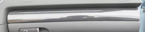 A4 8H Cabrio vorne Dekor Leisten Abdeckung um Lichtschalter soul schwarz