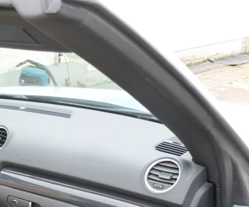 A4 8H Cabrio A-Säulen Verkleidung vorne rechts oben Abdeckung schwarz (168720)