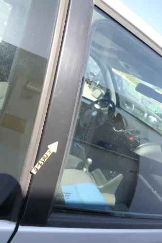 VW Lupo Seat Arosa Tür vorne rechts Beifahrertür silber LA7W (mechanischerFenst (168846)