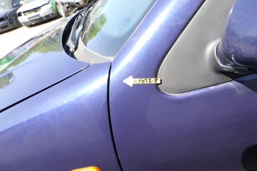 VW Polo 6N 6N2 Tür vorne links Fahrertür 4/5-Türer blau LB5N ohneAnbauteile (168855)