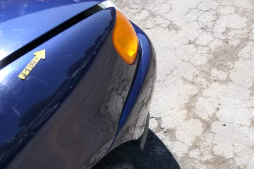 VW Polo 6N 6N1 Kotflügel vorne rechts blau LB5N indigoblau (168856)