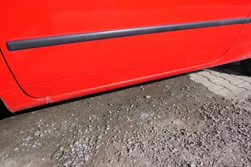 VW Lupo Seat Arosa Tür vorne links Fahrertür rot LP3G (mechanischer FH) (168877)