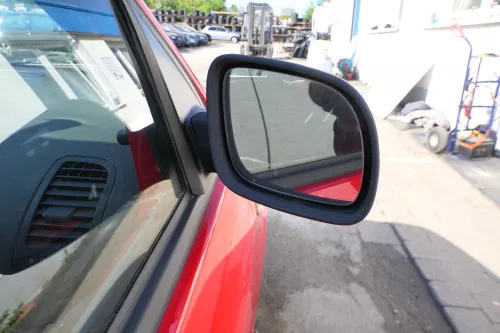 VW Lupo Arosa manueller Spiegel Außenspiegel rechts manuell schwarz matt t (168879)