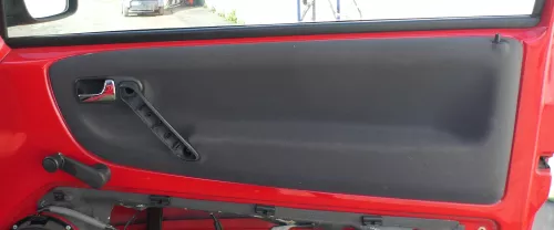 1x Lupo Arosa Türverkleidung Verkleidung Tür vorne rechts oben schwarz off-blck