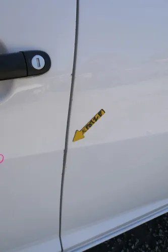 Seat Ibiza 6J Tür hinten links weiß LB9A 4/5-Türer - ohne Anbauteile (168951)