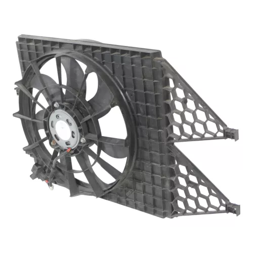 VW Polo 6R Kühler Lüfter Kühlerlüfter 6R0121207 mit Zarge (168969)