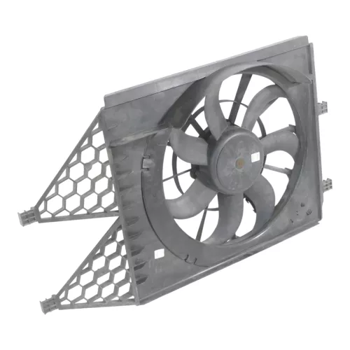 VW Polo 6R Kühler Lüfter Kühlerlüfter 6R0121207 mit Zarge (168969)