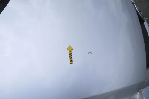 VW Fox 5Z Motorhaube Klappe vorn vorne silber LA7W Haube (168977)