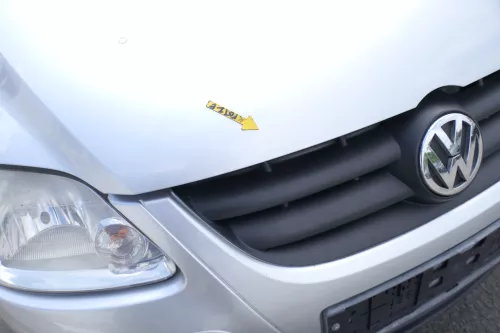 VW Fox 5Z Motorhaube Klappe vorn vorne silber LA7W Haube (168977)