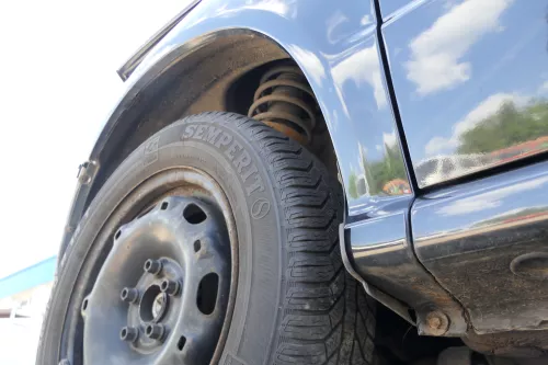 Skoda Fabia 6Y Kotflügel vorne link schwarz LF9R auch Kombi (169088)