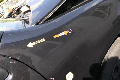 Skoda Fabia 6Y Kotflügel vorne rechts schwarz LF9R auch Kombi (169092)