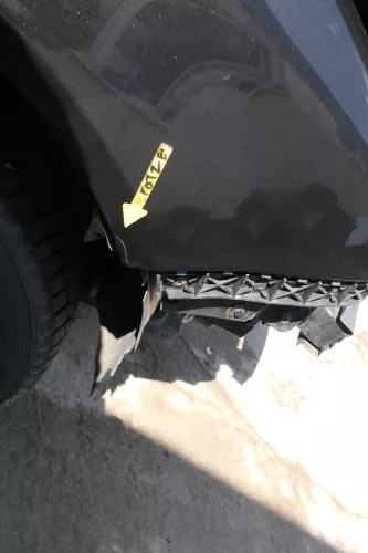 Skoda Fabia 6Y Kotflügel vorne rechts schwarz LF9R auch Kombi (169092)