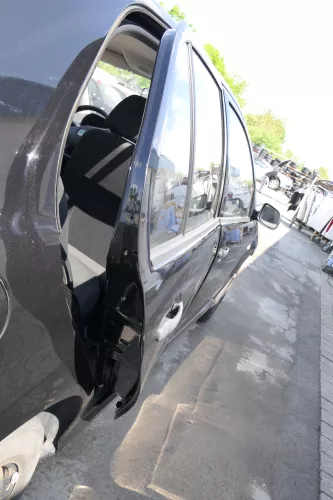 Skoda Fabia 6Y Limousine Schrägheck Tür hinten rechts schwarz LF9R (169094)