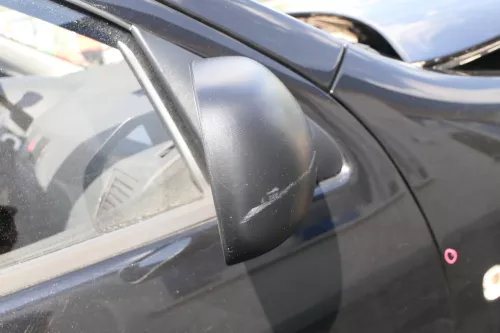 Skoda Fabia 6Y mechanischer Spiegel Außenspiegel rechts schwarz Glas (169099)