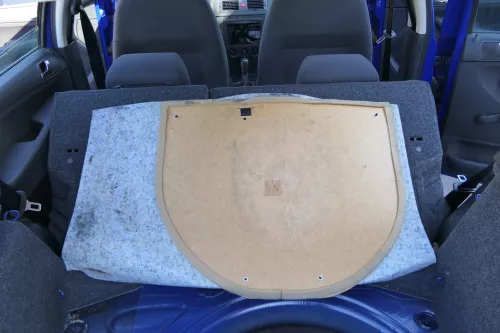 Skoda Fabia 6Y2 Schrägheck Verkleidung Teppich Kofferraum Kofferraumteppich (169105)