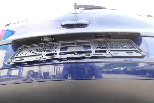 VW Polo 9N 9N3 Stoßstange Heckstoßstange hinten blau LB5N (169117)