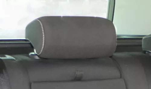 Golf 7 5G AU Kopfstützen Kopfstütze hinten in der mitte mittig schwarz weiße Näh (169160)