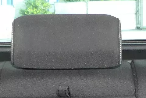 Golf 7 5G AU Kopfstützen Kopfstütze hinten in der mitte mittig schwarz weiße Näh
