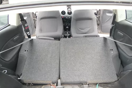 Ibiza 6L Rückbank Rücksitzbank Sitz Kopfstütze Sitzfläche Sportsitz gelb schwarz (169254)