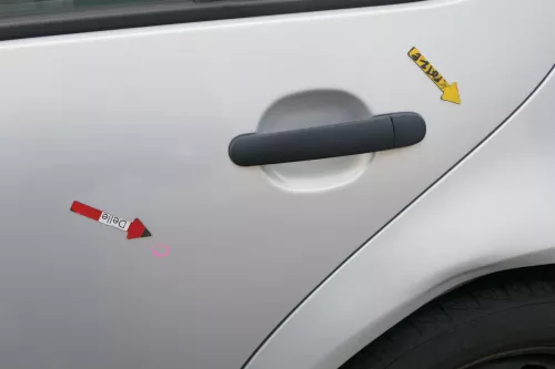 VW Golf 4 Limousine Tür hinten links silber grau LB7Z (KEINkombi) (169292)