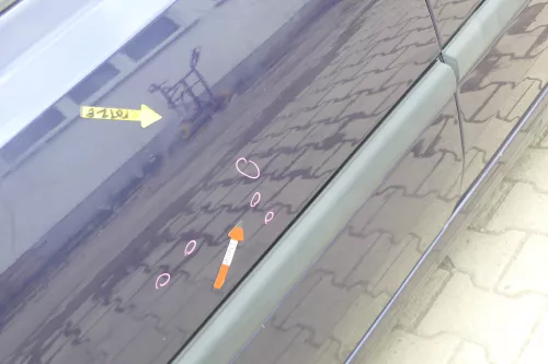 VW Golf 3 Tür vorne links Fahrertür 2/3-Türer blau LC5L (169369)