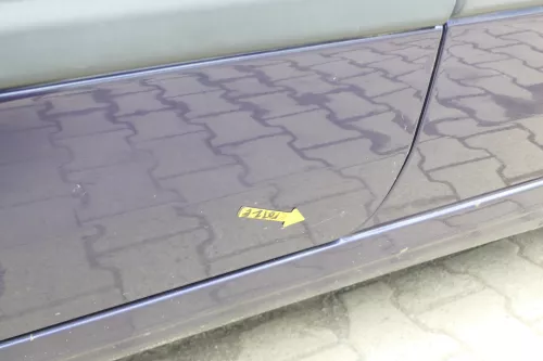 VW Golf 3 Tür vorne links Fahrertür 2/3-Türer blau LC5L (169369)