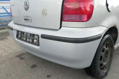 VW Polo 6N2 Stoßstange hinten Heckstoßstange Stoßfänger silber LB7Z (169403)