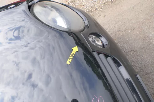 VW Lupo Motorhaube Klappe Frontklappe Haube vorne schwarz L041 uni (169449)