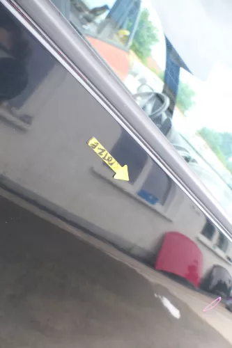 VW Lupo Seat Arosa Tür vorne rechts Beifahrertür schwarz L041 (für elektr.Fenst (169457)