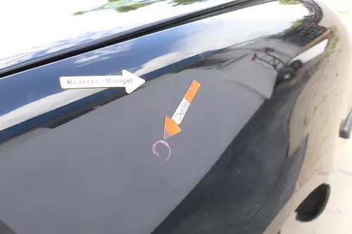 VW Polo 9N Kotflügel vorne rechts schwarz L041 bis ca.Bj.2004 (169688)