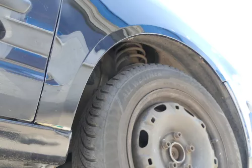 VW Polo 9N Kotflügel vorne rechts schwarz LC9Z bis ca.Bj.2004  (169702)