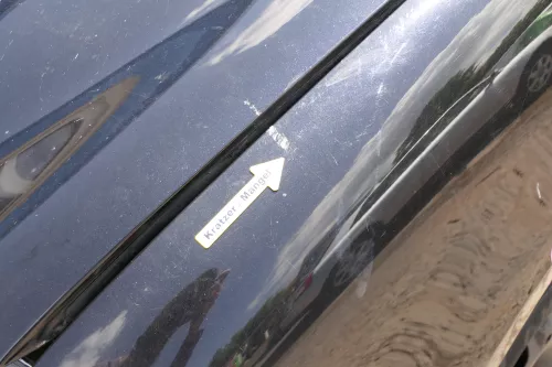 VW Polo 9N Kotflügel vorne links schwarz LC9Z bis ca.Bj.2004 (169703)