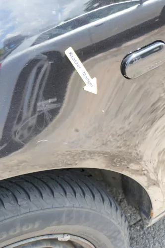 VW Polo 9N Kotflügel vorne links schwarz LC9Z bis ca.Bj.2004 (169703)