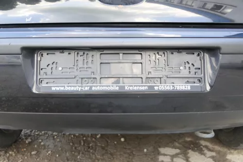 VW Polo 9N 9N3 Stoßstange Heckstoßstange hinten schwarz LC9Z - black magic met (169704)