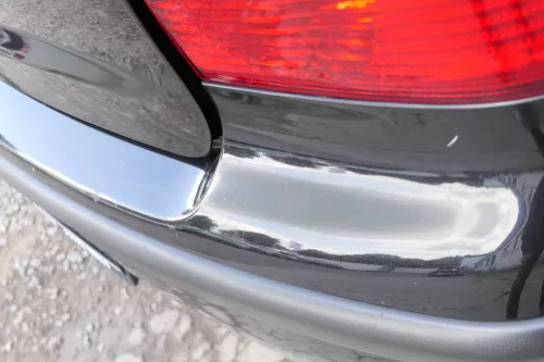 VW Polo 9N 9N3 Stoßstange Heckstoßstange hinten schwarz LC9Z - black magic met (169704)