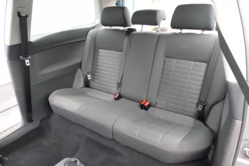 VW Polo 9N 9N3 Sitz Rückbank Sitzfläche Sitze 3 Punkt Gurt hinten mit Kopfstütze (169741)