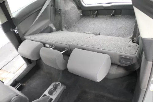 VW Polo 9N 9N3 Sitz Rückbank Sitzfläche Sitze 3 Punkt Gurt hinten mit Kopfstütze (169741)