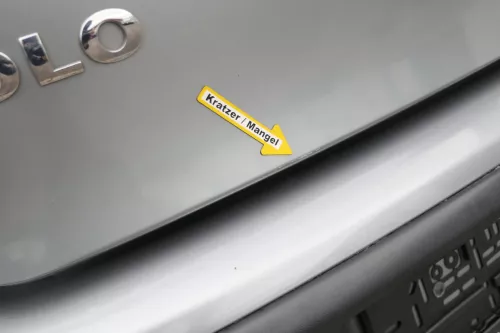 Polo 9N3 9N Heckklappe Kofferraumklappe Klappe silber LA7R grau silber --- Delle (169751)