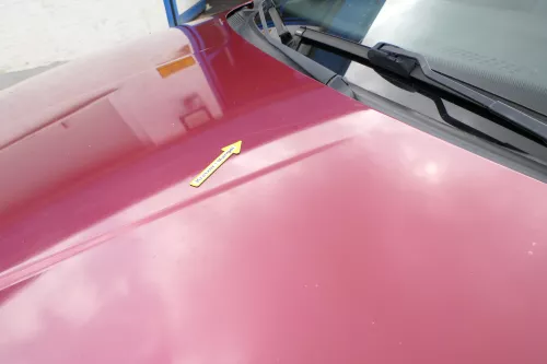 Seat Leon Toledo 1M Motorhaube Haube Klappe vorne rot LS3R (169755)