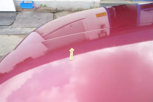 Seat Leon Toledo 1M Motorhaube Haube Klappe vorne rot LS3R (169755)