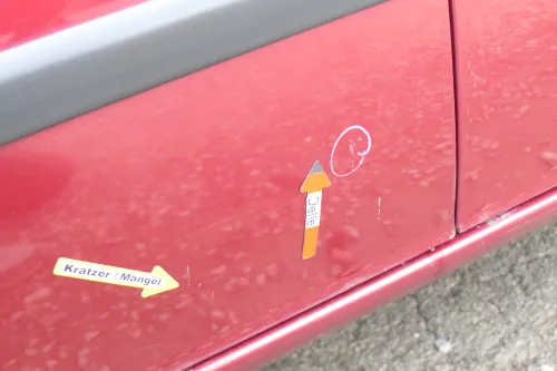 Seat Leon Toledo 1M Tür vorne links Fahrertür rot LS3R (169758)