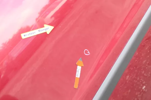 Seat Leon Toledo 1M Tür vorne links Fahrertür rot LS3R (169758)