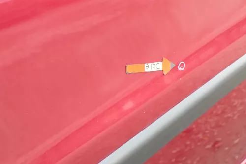 Seat Leon Toledo 1M Tür vorne links Fahrertür rot LS3R (169758)