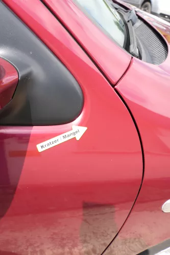 Seat Leon Toledo 1M Tür vorne rechts Beifahrertür rot LS3R (169760)