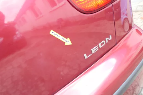 Seat Leon 1M Heckklappe Klappe hinten Kofferraumklappe rot LS3N Spoiler (169762)