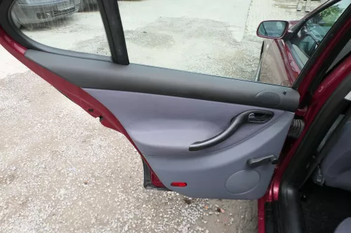 Seat Leon 1M Toledo Türverkleidung Verkleidung Tür hinten links grau schwarz (169767)